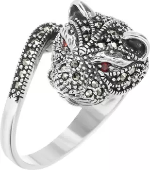 Кольца Марказит HR223-granat-mr