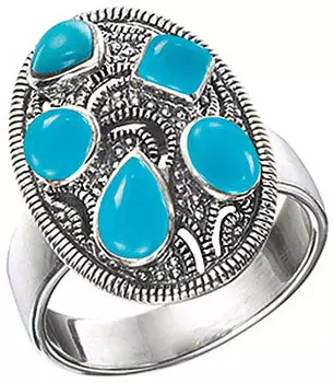 Кольца Марказит HR536-birjuza-mr