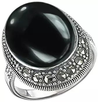 Кольца Марказит HR560-oniks-mr