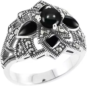 Кольца Марказит HR704-oniks-mr