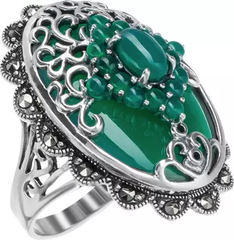 Кольца Марказит HR932-hrizopraz-mr