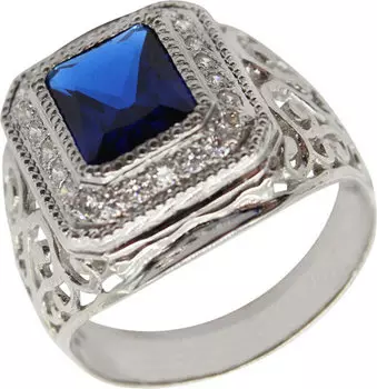 Кольца Маршал KM-46/2-fianit-sinij