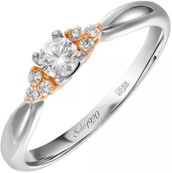 Кольца MIUZ Diamonds R01-SL103-025-G2-WR