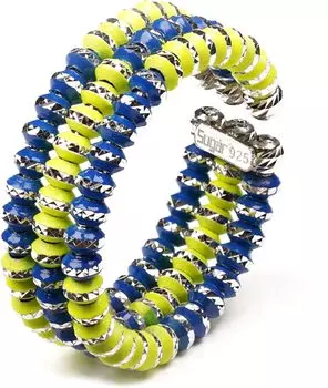 Кольца Sugar SG02030-TEMNO-SINIJ-ZHELTYJ