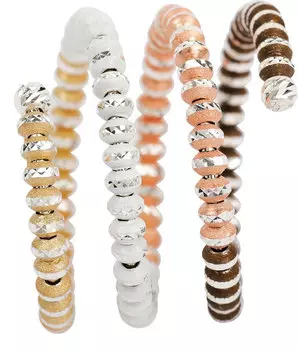 Кольца Sugar SG02031-ROZOVYJ-BELYJ-ZOLOTOJ-KORICHNEVYJ