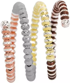 Кольца Sugar SG02031-ROZOVYJ-SERYJ-ZOLOTOJ-KORICHNEVYJ