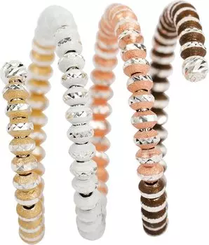 Кольца Sugar SG02031-ZOLOTOJ-KORICHNEVYJ-BELYJ-ROZOVYJ