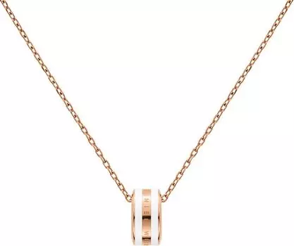 Колье Daniel Wellington Emalie-Necklace-Satin-White-RG