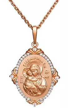 Крестики и иконки PLATINA Jewelry 03-2307-01-401-1110-32