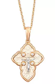 Крестики и иконки PLATINA Jewelry 03-2328-00-291-1111-46