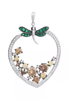 Кулоны, подвески, медальоны JV MP52096-WD-BD-FD-DB-DC-EM-WG