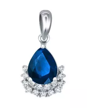 Кулоны, подвески, медальоны Silver Wings 23KNYS1413-155-sapfir