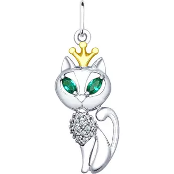 Кулоны, подвески, медальоны SOKOLOV 94031877_s