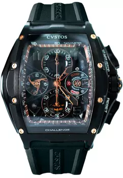 Мужские часы CVSTOS Challenge-III-Chrono-Steel-Black