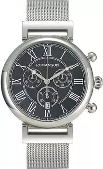 Мужские часы Romanson TM7A08HMW(BK)