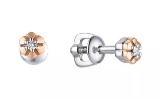 Серьги Алькор 02-1600/000B-00