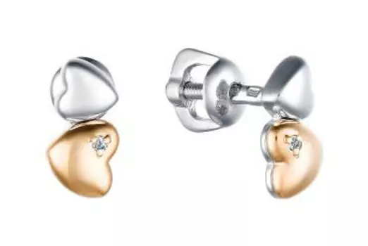 Серьги Алькор 02-1635/000B-00