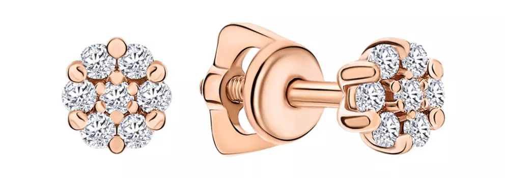 Серьги Алькор 23373-100