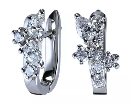 Серьги ALROSA 1M232121S