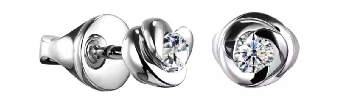 Серьги ALROSA 9C583E21S