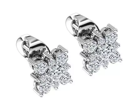 Серьги ALROSA DIAMONDS 9E577121S