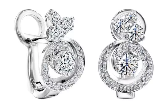 Серьги ALROSA DIAMONDS 1E222121S