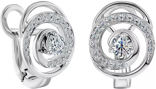 Серьги ALROSA DIAMONDS 1E223121