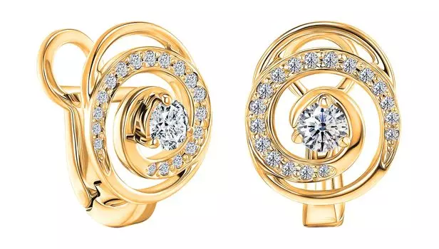 Серьги ALROSA DIAMONDS 1E223123S