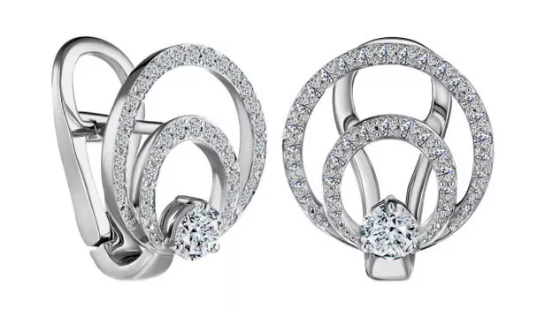Серьги ALROSA DIAMONDS 1E256121
