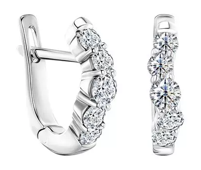 Серьги ALROSA DIAMONDS 1E369121S