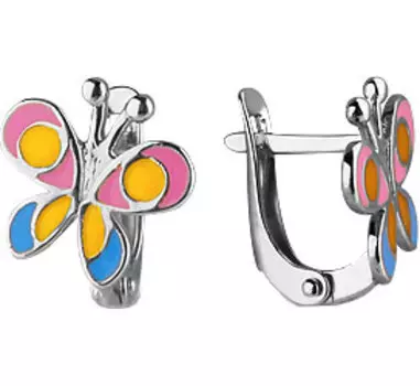 Серьги Aquamarine 33136-S-a