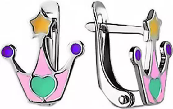 Серьги Aquamarine 33139-S-a