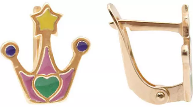 Серьги Aquamarine 33139-S-g-a