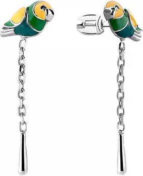 Серьги Aquamarine 33307-S-a