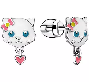 Серьги Aquamarine 33337-S-a