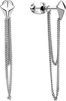 Серьги Aquamarine 33359-S-a