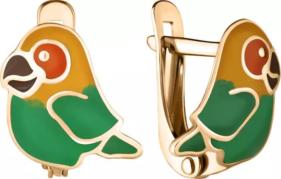 Серьги Aquamarine 33470-S-g-a