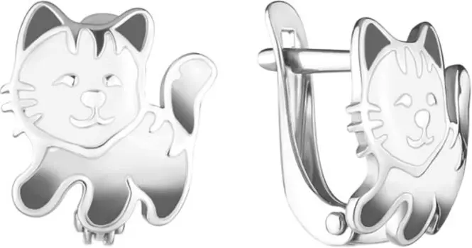 Серьги Aquamarine 33472-S-a