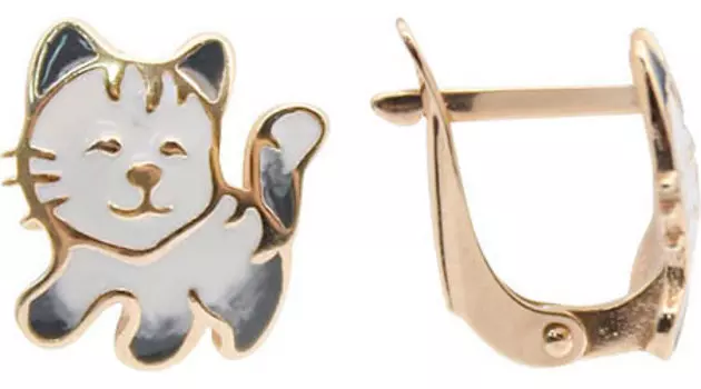 Серьги Aquamarine 33472-S-g-a