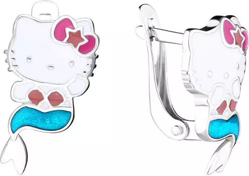 Серьги Aquamarine 33479-S-a