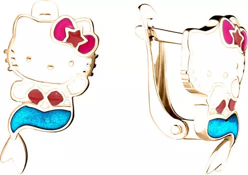 Серьги Aquamarine 33479-S-g-a