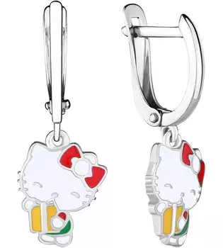 Серьги Aquamarine 33480-S-a