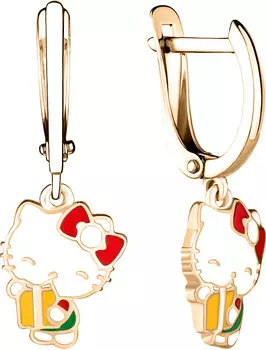 Серьги Aquamarine 33480-S-g-a