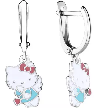 Серьги Aquamarine 33481-S-a