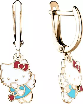 Серьги Aquamarine 33481-S-g-a