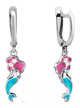 Серьги Aquamarine 33660-S-a