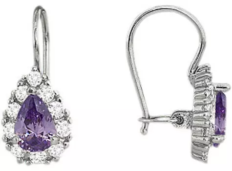 Серьги Aquamarine 40968D-S-a