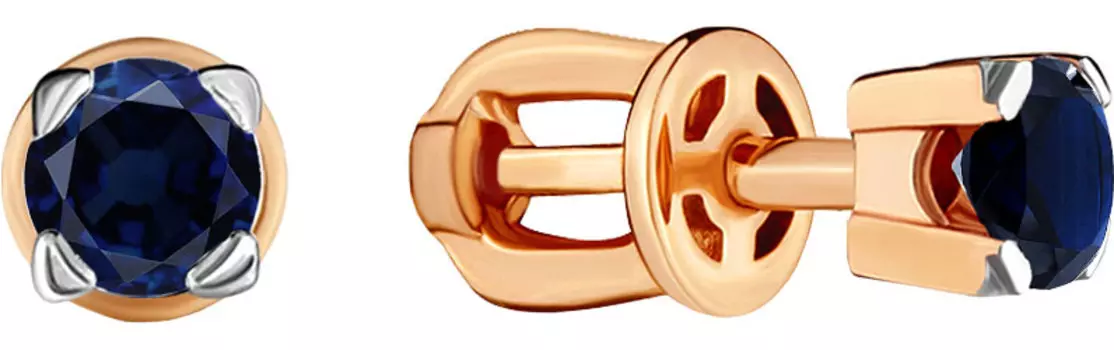 Серьги Aquamarine 42891N-S-g-a