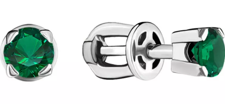 Серьги Aquamarine 42891P-S-a