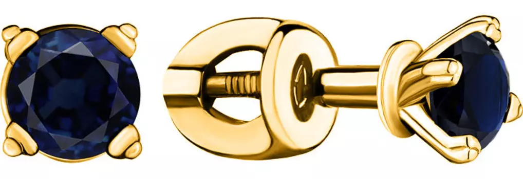 Серьги Aquamarine 42892N-S-g-a